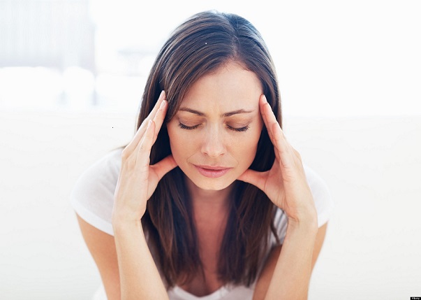 CWGFP4 Portrait of stressed woman having head pain